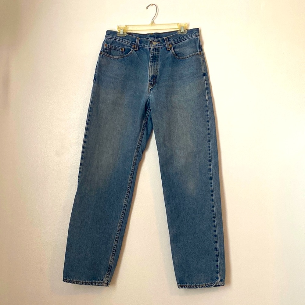 Vintage Levi’s men’s jeans 550 W 34 L 32 retro 90s medium wash jeans